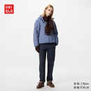 优衣库女装弹力长裤/内里起毛休闲裤裤子479405 69 藏青色 3XL /170/92B