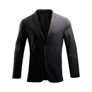 龙牙二代暗行轻量便携西服修身商务休闲外套男职业西装正装 钨钢黑 14XL (180) 100a(160-180斤)