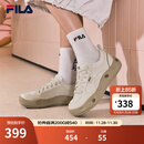 斐乐（FILA）官方女鞋COOKIES复古帆布鞋2025夏新款曲奇鞋运动休闲鞋 豆腐白-TF 37.5
