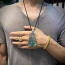 老坑缅甸冰种飘花观音翡翠吊坠高端a货男女款菩萨佛玉坠子热卖款