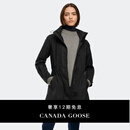 加拿大鹅（Canada Goose）Belcarra 女士风衣夹克户外休闲轻量夹克外套 2424L 61 黑色 S