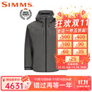 SIMMS24款挑战者冲锋外套冲锋裤钓鱼服路亚防雨水外套涉水裤prodry PG-13934冲锋外套灰色 S
