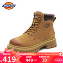 Dickies男士马丁靴高帮时尚男靴工装靴情侣靴男 土黄 42-男款