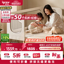 爱果乐（IGROW）儿童拼接床大人可睡无缝拼接婴儿床多功能床可折叠床护栏可升降