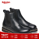 BIRKENSTOCK男士靴子侧面松紧带皮革鞋面1025764懒人鞋一脚蹬 日本直邮 黑色(常规版) EU43(28.0cm)