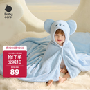 babycare婴儿浴巾暖绒洗澡巾带帽斗篷光暖黑科技发热款-埃及考拉105*105cm