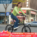 大行（DAHON）自行车20英寸20速超轻铝合金碟刹成人单车KBA005 黑色BA款油碟
