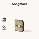 Songmont山下有松山行钱包设计师款皮夹短款卡包夹礼物男女零钱包 沙驼棕 预售16天