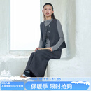 西町村屋（SETIROM）西町村屋气质感套装女装2025冬季新款通勤韩系风三件套XHAD10039 灰色 均码