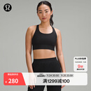 lululemon丨Energy 女士宽肩带长款运动内衣 芯吸 LW2EBPA 黑色 S