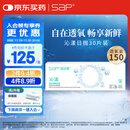 SAP思汉普进口硅水凝胶沁漾透明隐形眼镜日抛30片装 425度