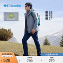 Columbia蒋奇明同款哥伦比亚户外男子拒水内里细绒保暖修身机织长裤AE0778 464 亚太修身版型 远山蓝 34 (180/78A)