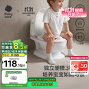 babycare马桶坐便器蹲便器儿童马桶仿真马桶坐便圈2-6岁宝宝便盆维尔粉