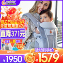 ERGObaby二狗背带婴儿抱娃神器四季透气外出旅行遛娃神器breeze解放双手 【店长力荐】breeze透气款珍珠灰