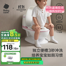 babycare马桶坐便器蹲便器儿童马桶仿真马桶坐便圈2-6岁宝宝便盆维尔粉