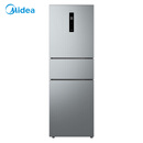 美的（Midea）238升三门冰箱灰色小型风冷家用变频一级能效宿舍租房以旧换新小冰箱MR-249WTPE【国家补贴】