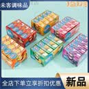 熊博士口嚼糖22g*12条果汁软糖水蜜桃哈蜜瓜葡萄橘子儿童 拼6盒6口味各发1盒(新老包装)