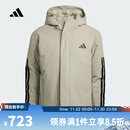 阿迪达斯 （adidas）【滔搏运动】2025年男子3S HOODED INS J棉服 JY8305 M