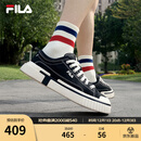 斐乐（FILA）LOOP断层鞋男鞋帆布鞋新款休闲鞋运动板鞋 黑-BK 41