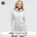 lululemon丨Scuba 女士拉链连帽衫 LW3KAMS 杂色超浅灰 S /6