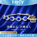 海卡依（HEEKAIYI）蓝宝石手链女皇家蓝18K金钻石手镯七夕情人节生日礼物送老婆女友 【精选】4.58克拉/皇家蓝/双证书
