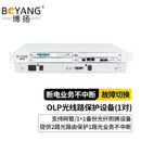 博扬（BOYANG）OLP光线路保护设备 1+1备份光纤倒换设备 2路光保护1路业务不中断 支持网管1对价 BY-OLP-W02