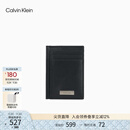 Calvin KleinJeans25秋季新款男士商务休闲便携ck牛皮革票夹卡包礼物4D1065G