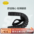 vibram户外新品 男女同款人字拖海滩防滑耐磨夹脚鞋情侣拖鞋夏 黑色 39/40