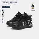 Teenie Weenie小熊童鞋冬季加绒棉鞋男女运动老爹鞋  TW5905002黑色   39   