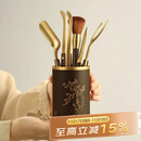 不拙茶道六君子电木套装茶具配件茶艺摆件钢制茶刀茶夹暗香茶具六君子