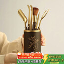 不拙茶道六君子电木套装茶具配件茶艺摆件钢制茶刀茶夹暗香茶具六君子