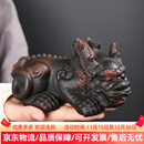 LILICY2025新款茶宠摆件一对精品可养手工高档霸王招财茶台茶桌茶具配件 请注意选择好-规格/颜色