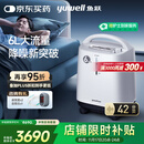 鱼跃医用制氧机吸氧机轻音家用老人5L升级6L升8F-6AW中重度缺氧