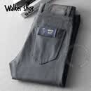 Walker Shop春夏2026新款男士牛仔裤直筒裤【舒适柔软】水洗休闲长裤子男 蓝灰色 XL (31)