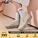 斐乐（FILA）官方女鞋COOKIES复古帆布鞋2025夏新款曲奇鞋运动休闲鞋 豆腐白-TF 37.5