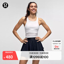 lululemon丨Ebb to Street 女士短款工字运动背心 内置内衣 LW1CJUS 白色 S /6
