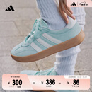 adidas「T头鞋」BARREDA板鞋德训鞋男女阿迪达斯轻运动 薄荷绿/汉玉白/树脂黄   38