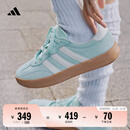 adidas「T头鞋」BARREDA板鞋德训鞋男女阿迪达斯轻运动 薄荷绿/汉玉白/树脂黄   38