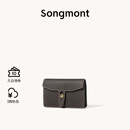 Songmont山下有松山行钱包设计师款皮夹短款卡包夹礼物男女零钱包 禅棕褐 预售16天