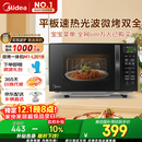 美的（Midea）微波炉烤箱一体机 小型家用20升微波炉  光波加热 钻石背板（M1-L201B）