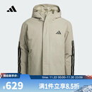 阿迪达斯 （adidas）【滔搏运动】2025年男子3S HOODED INS J棉服 JY8305 M