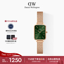 丹尼尔惠灵顿（DanielWellington）DW女士手表小绿表时尚欧美表经典复古小方表圣诞礼物DW445