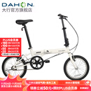 大行（DAHON）KT610折叠自行车16英寸单速男女学生上班上学城市通勤单车 白色