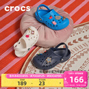 卡骆驰（CROCS）贝雅儿童洞洞鞋男女童户外包头沙滩鞋拖鞋/207013/207012 白色-100 34 (205mm)
