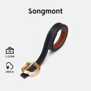 Songmont山下有松女士腰带双面自由搭配裤带头层牛皮装饰皮带 云吞扣S码 预售35天