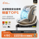 两只兔子儿童安全座椅婴儿安全座椅儿童座椅APP语音 求知2pro光晖星曜金