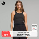 lululemon丨Ebb to Street 女士短款工字运动背心 内置内衣 LW1CJUS 黑色 S /6