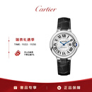 卡地亚(Cartier)蓝气球系列机械手表女款白盘皮带33mmWSBB0030 礼物