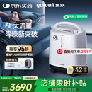 鱼跃医用制氧机吸氧机轻音家用老人5L升级6L升8F-6AW中重度缺氧