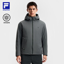 斐乐 斐乐官方男装棉衣2026春新款健身运动简约宽松保暖连帽外套夹克 青瓦灰-DY M 170/92A/M